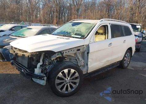 2017 Mercedes-Benz Gls 450 4Matic z USA, uszkodzony, nr VIN 4JGDF6EE3HA808562